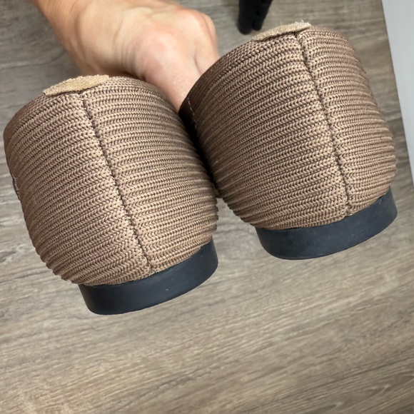 VIVAIA Square-Toe V-Cut Flats (Margot 2.0) Espresso Color Size 38/7 - Picture 5 of 9